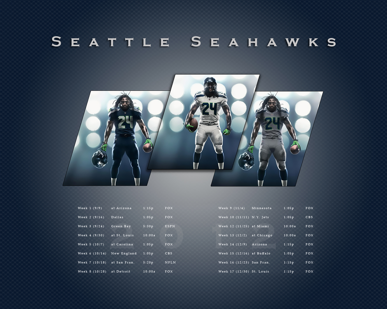 Seahawks 2016 2016 Schedule