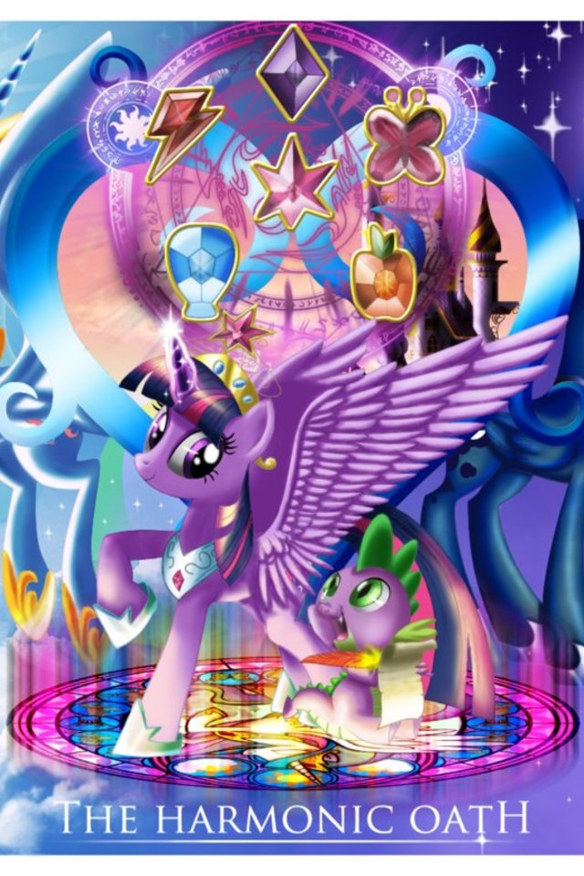 My Little Pony The Harmonic Oath Wallpaper For iPhone