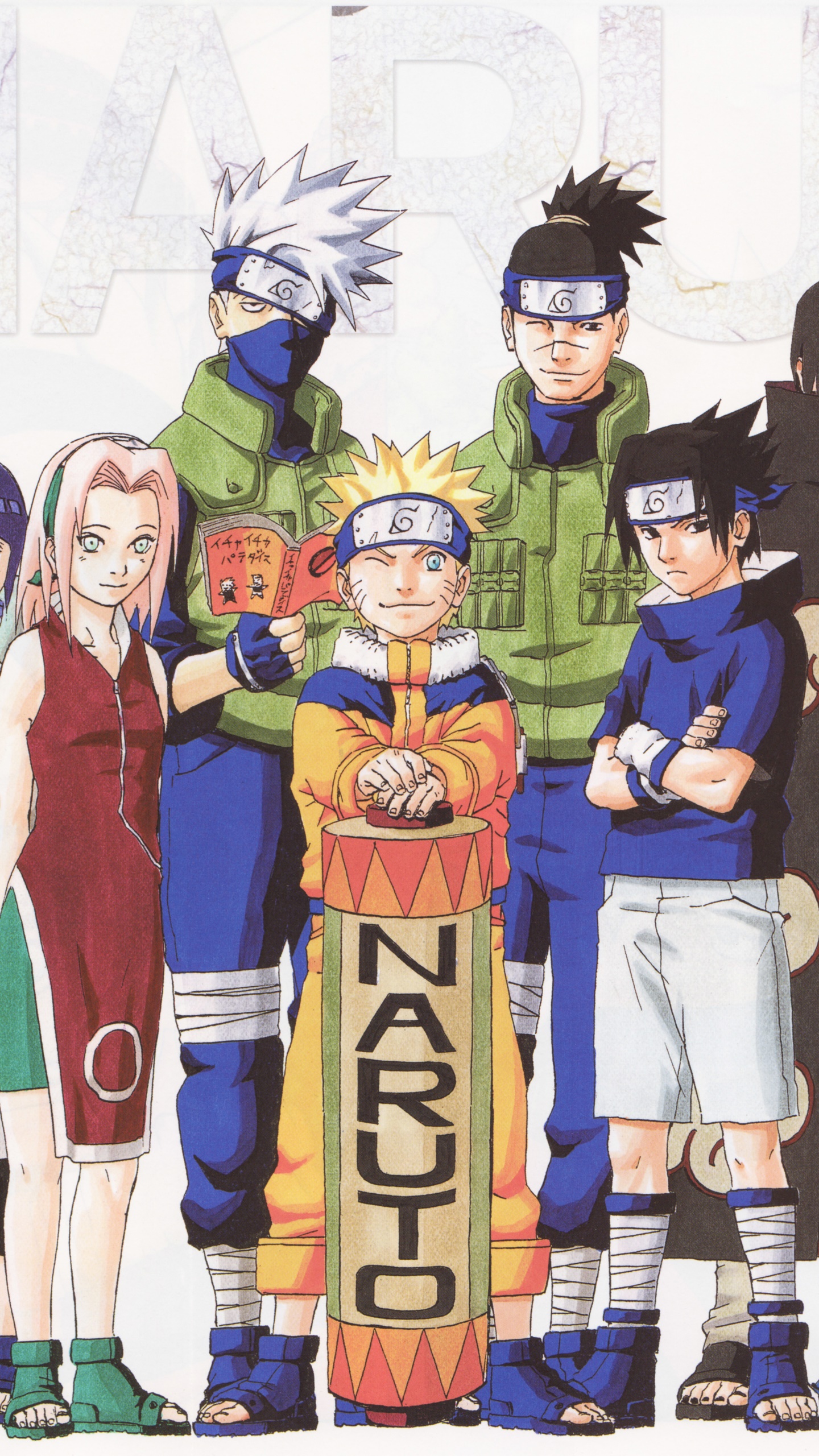 Anime Naruto Sakura Haruno Iruka Umino Sasuke Uchiha Kakashi Hatake Wallpaper