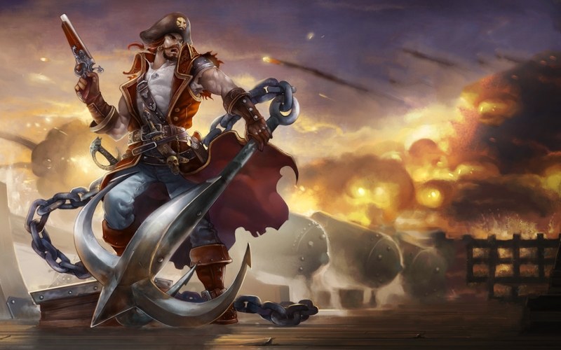 Pirate League Of Legends Evelynn Widow Maker Wallpaper Anime