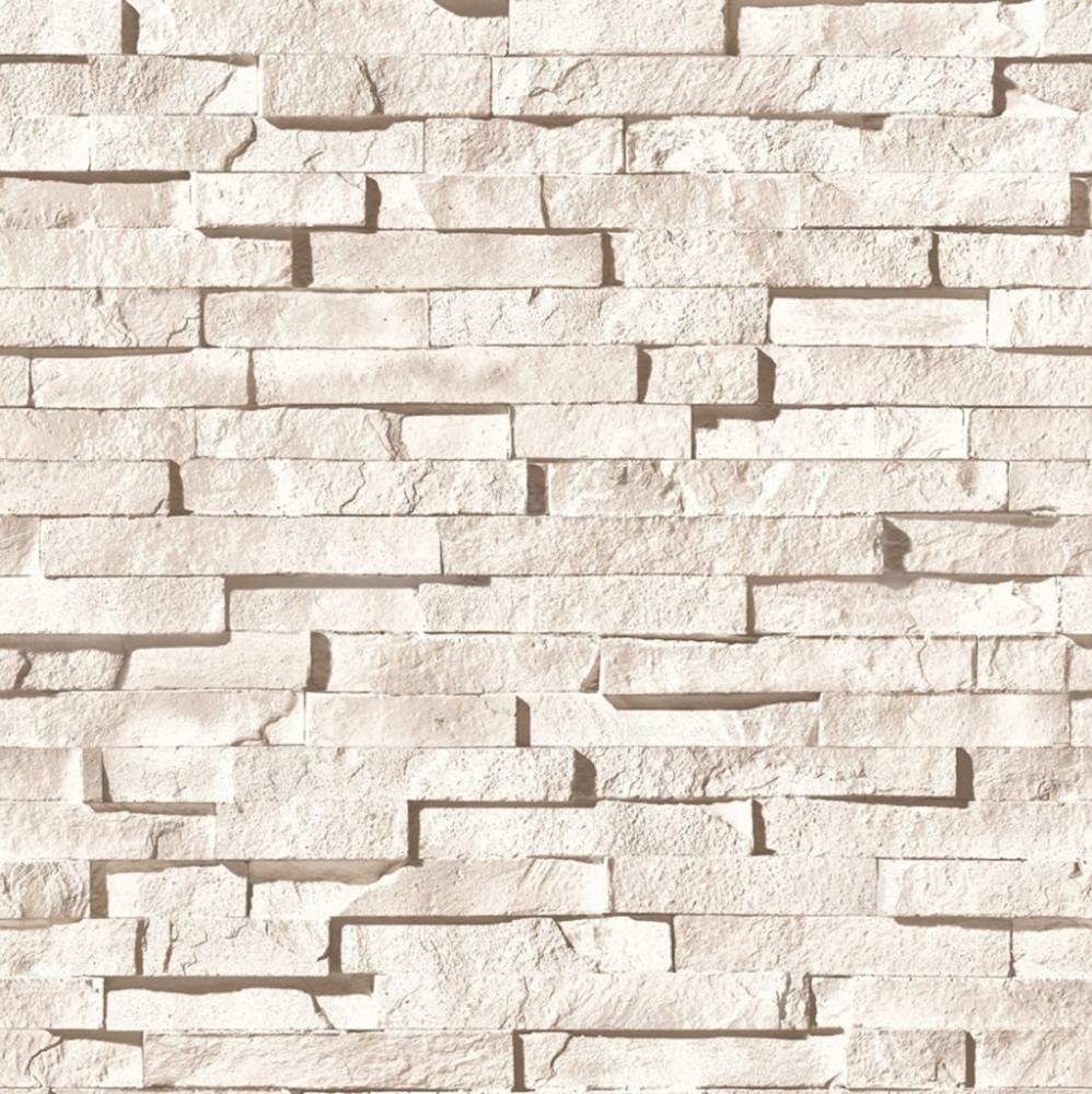 Muriva Decorpassion Thin Slate Stone Brick Effect Vinyl Wallpaper