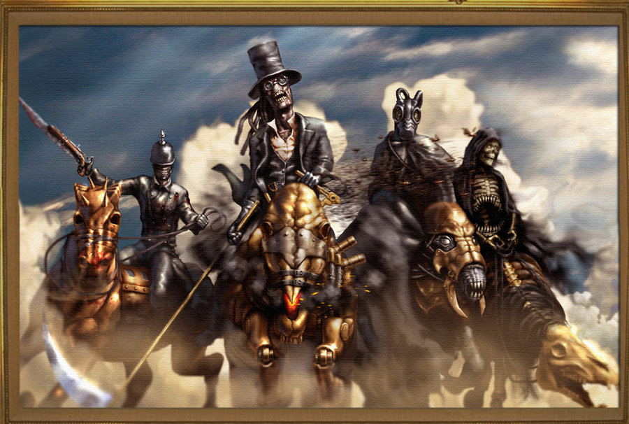 The Four Horsemen by AlwynT 900x606