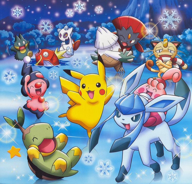 Pokemon christmas backgroundFree Download HD Wallpapers  Free 