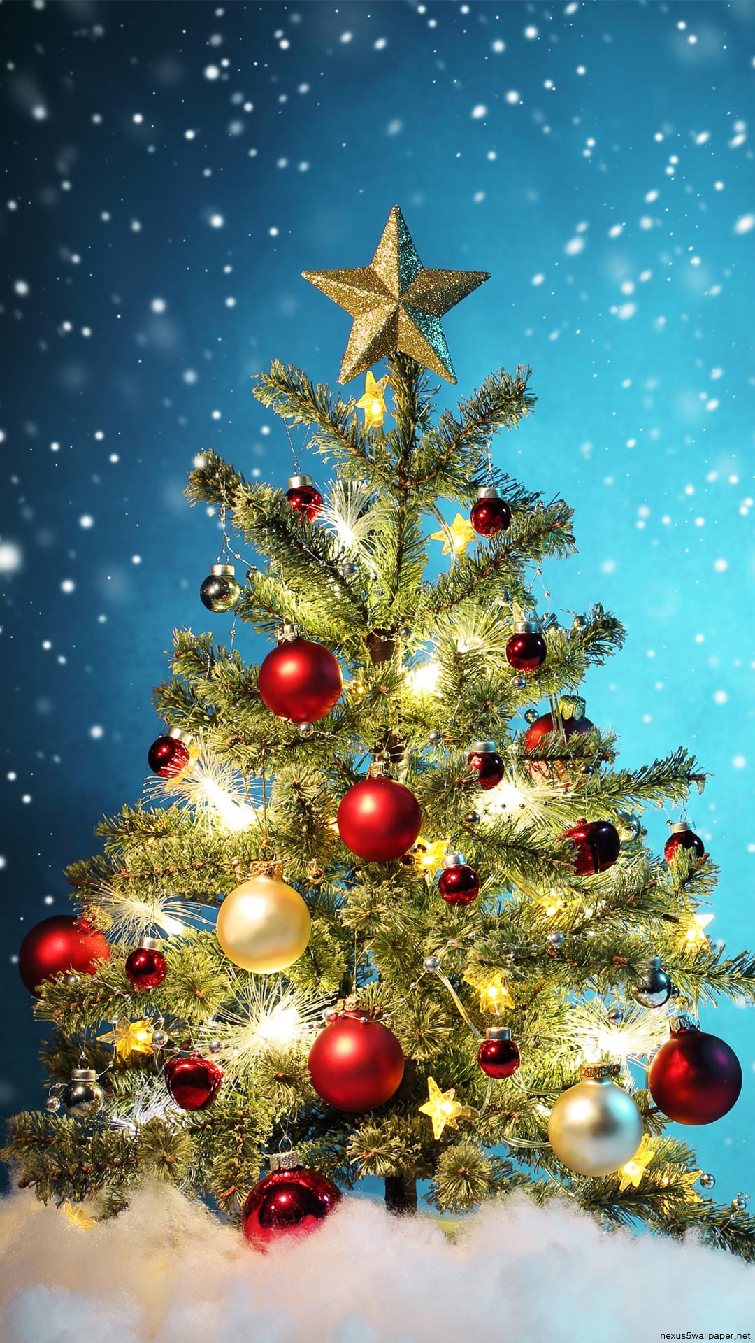 Christmas Tree Decoration Nexus Wallpaper Background