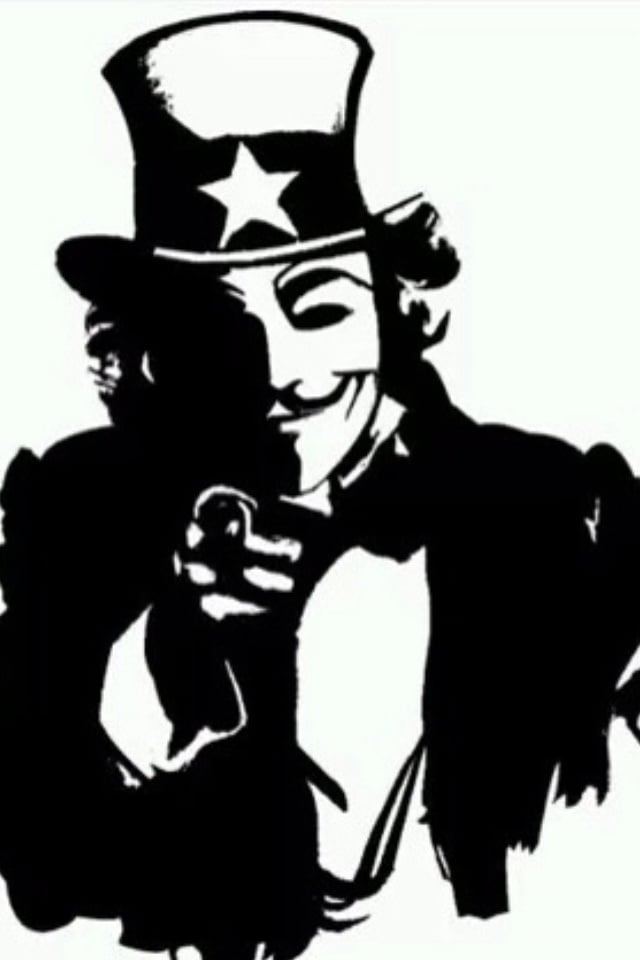Anonymous Wants You iPhone 4 Wallpaper 640x960 640x960
