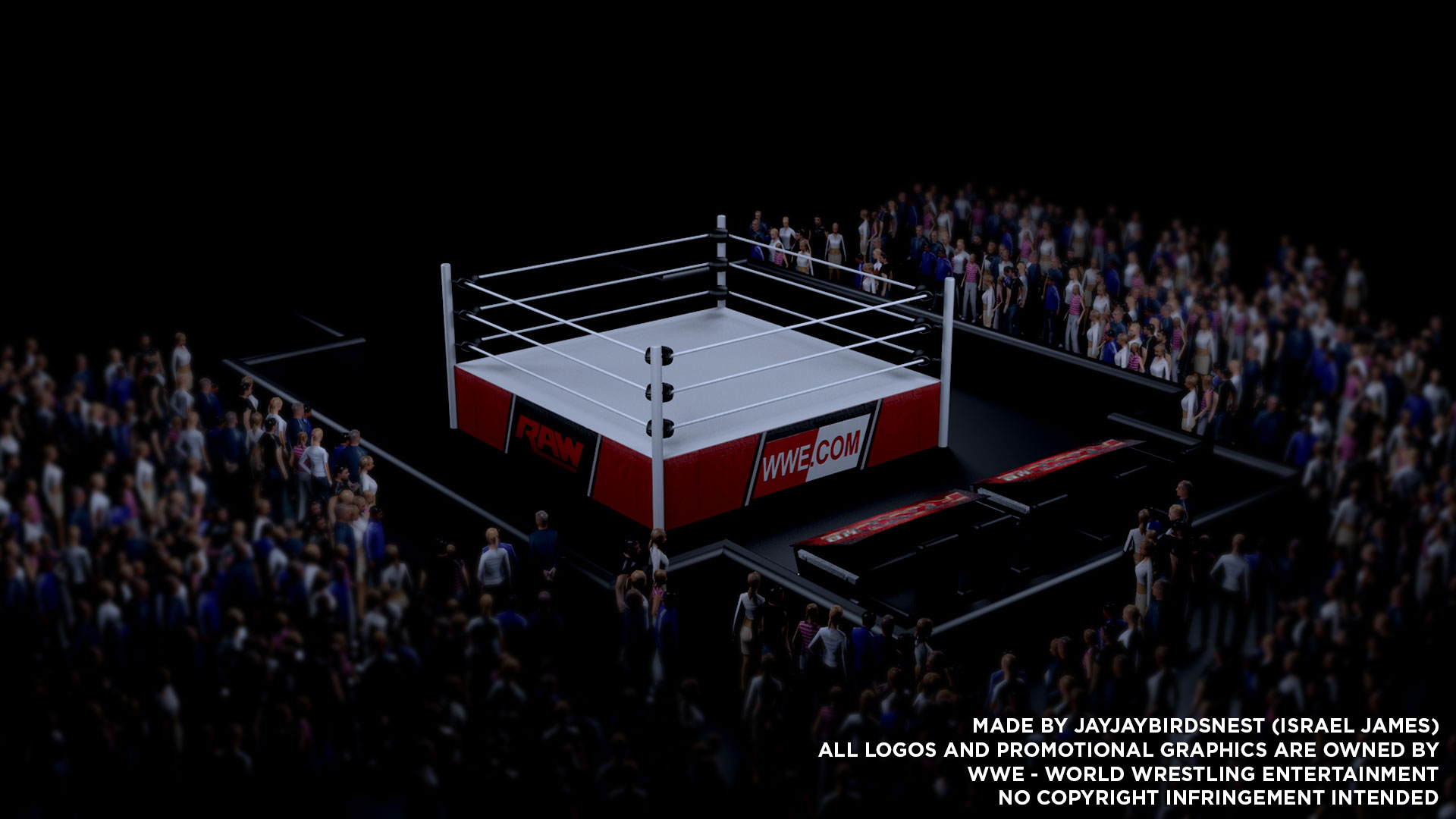 wwe 3d graphic