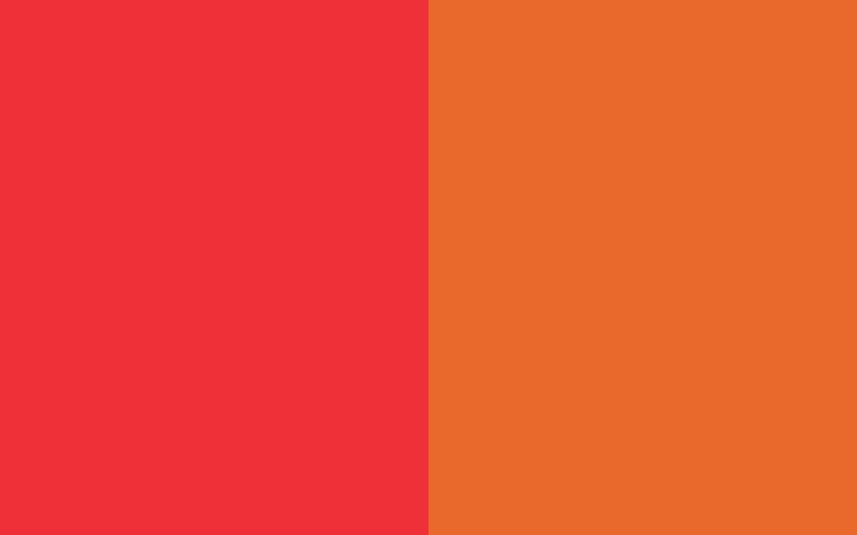 Deep Carmine Pink and Deep Carrot Orange solid two color background