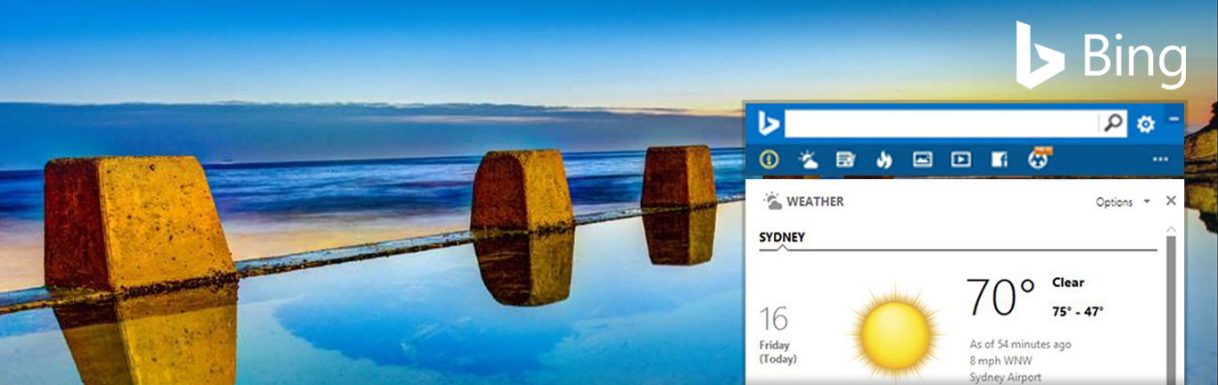 Bing Desktop With The App You