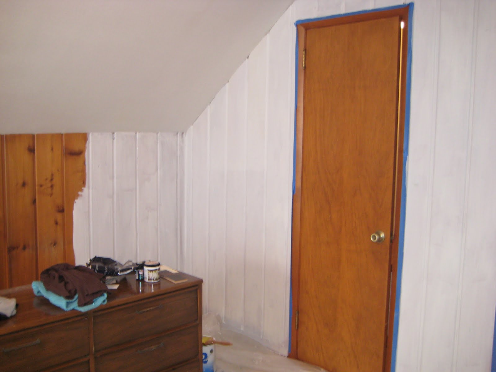 Painting Over Knotty Pine Paneling Plete Master Bedroom Redo HD