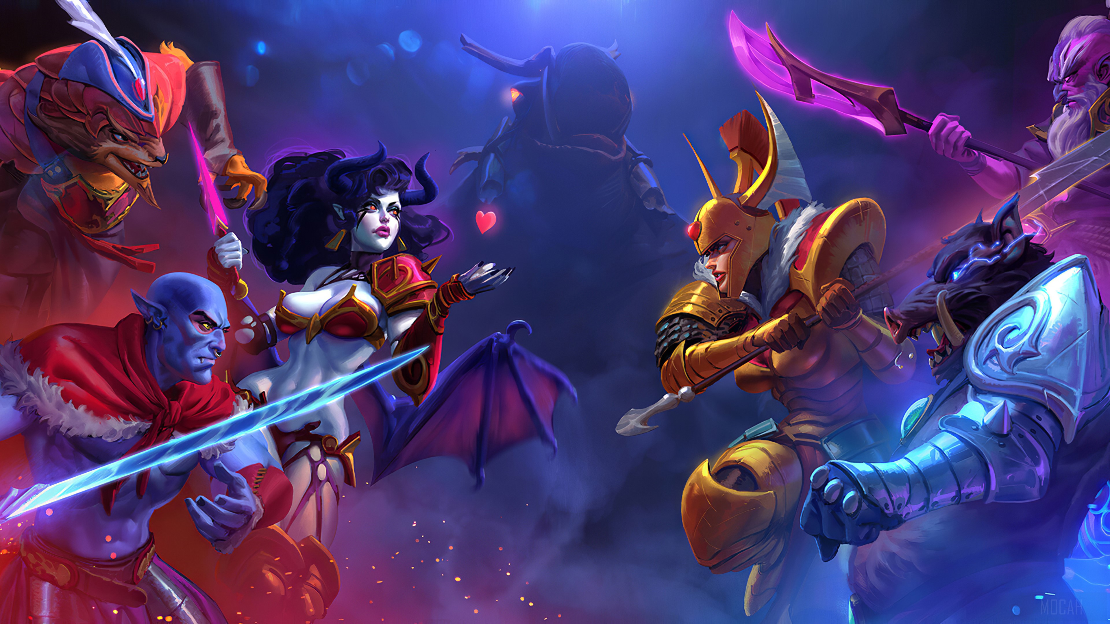 Dota Game Art 4k HD Wallpaper