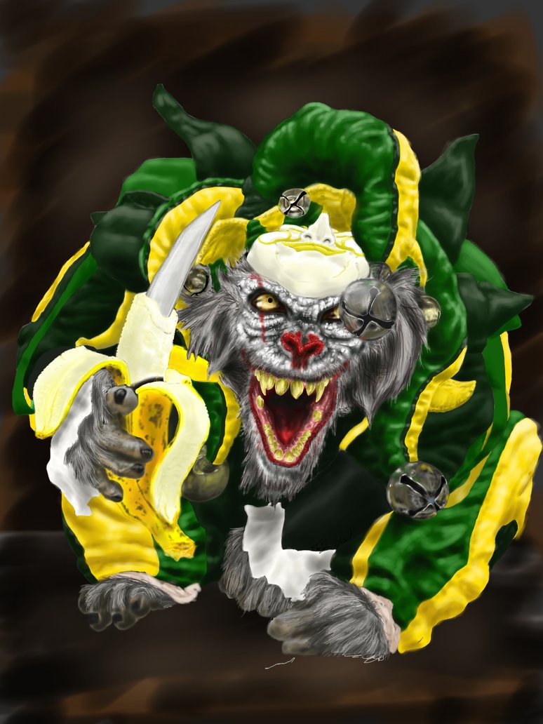 Demon Monkey Clown By Scorpio81