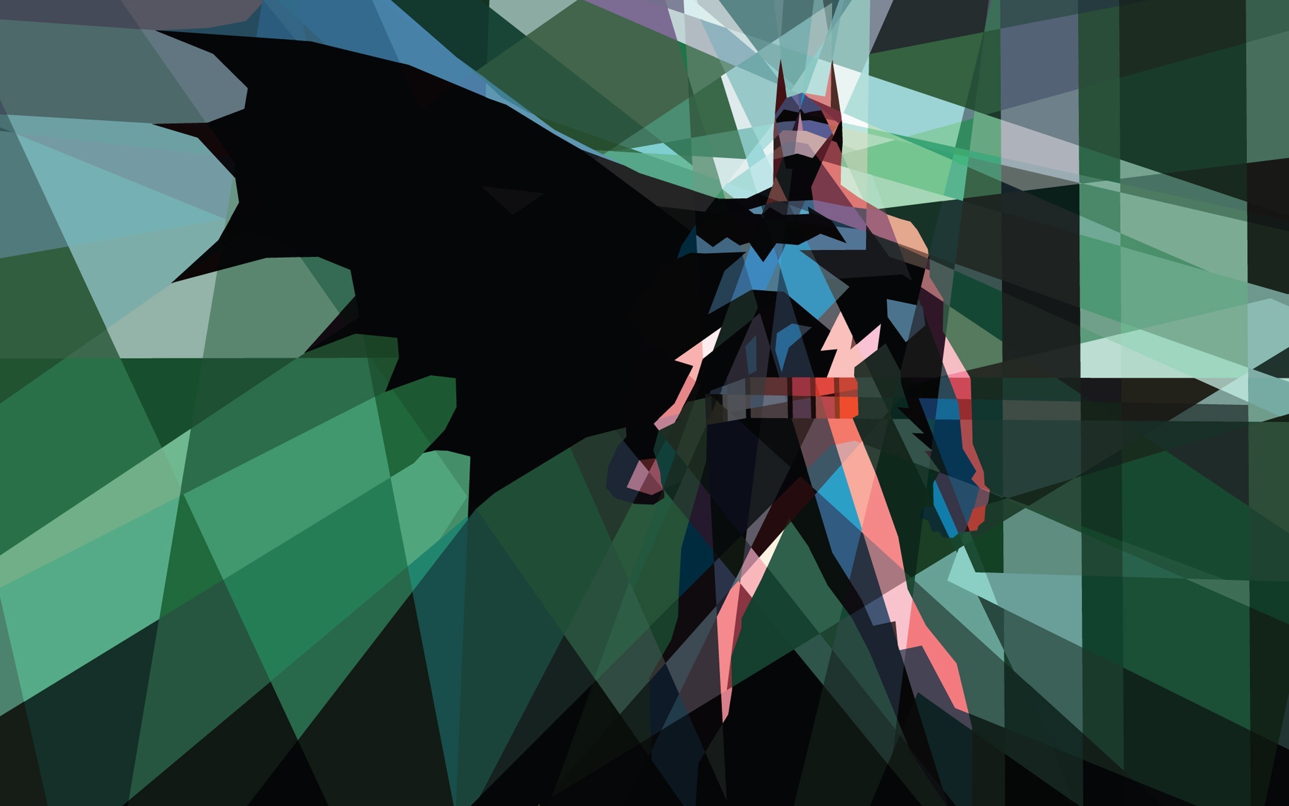 Polygon Batman Wallpaper