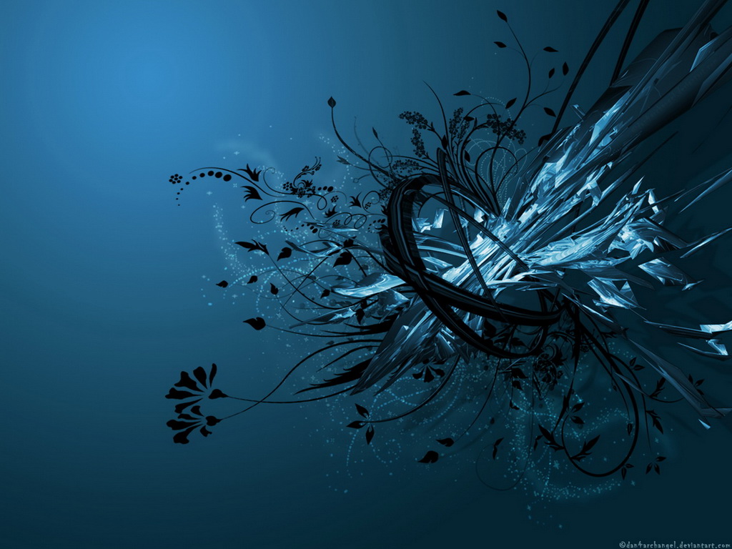 Blue Wallpaper Designs Cool Light