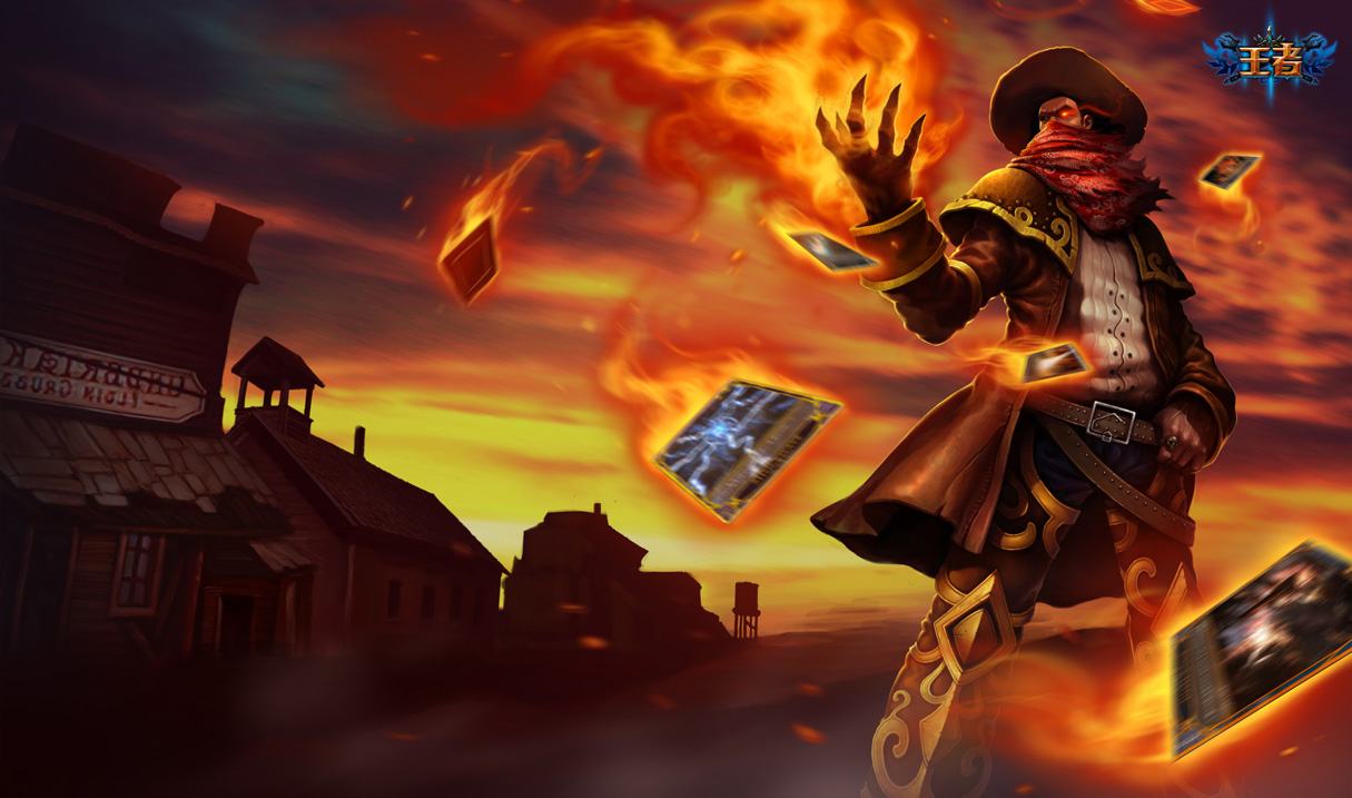 Twisted Fate Card Master HD Wallpapers Backgrounds splash   hos