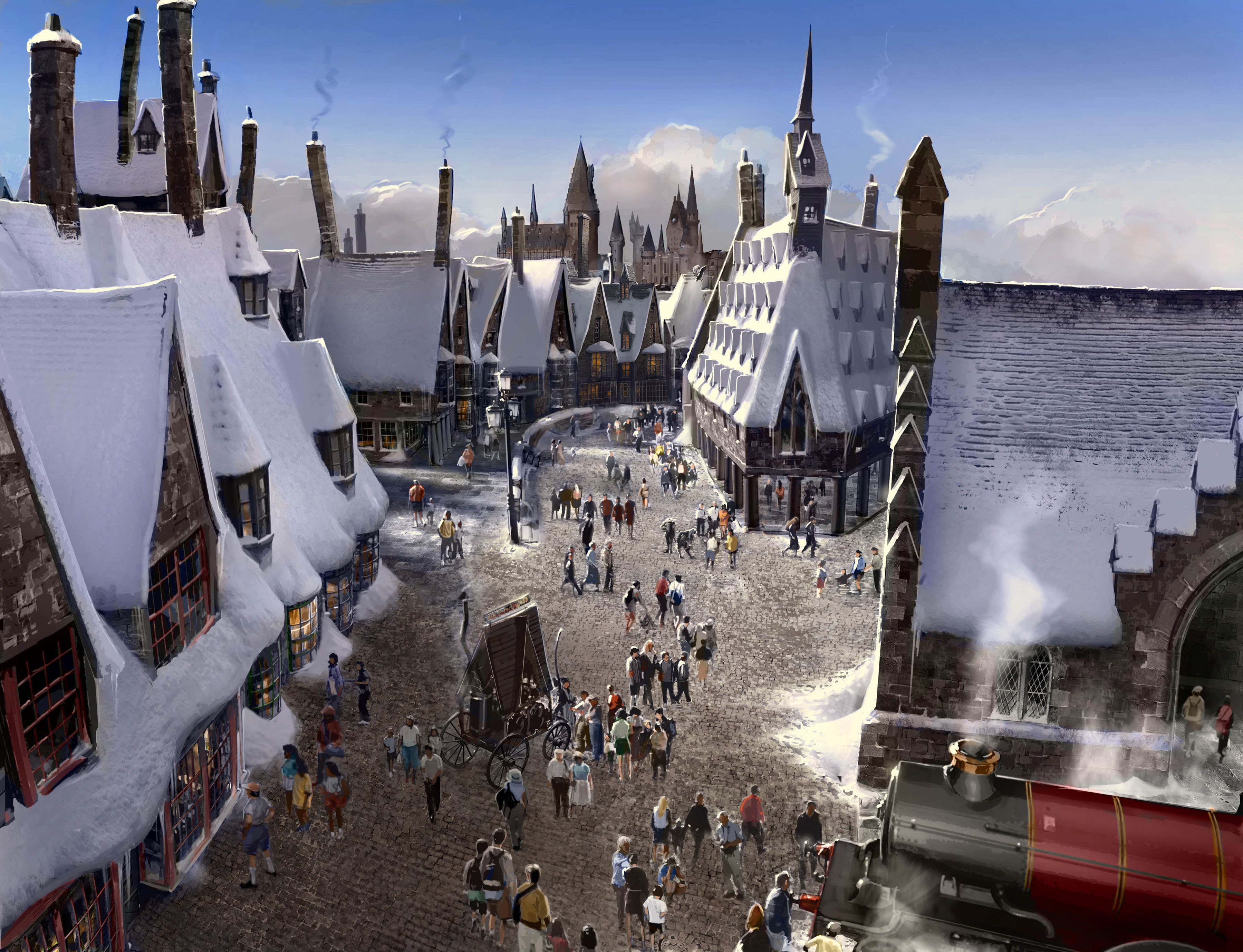 Hogsmeade wallpaper   Click picture for high resolution HD wallpaper