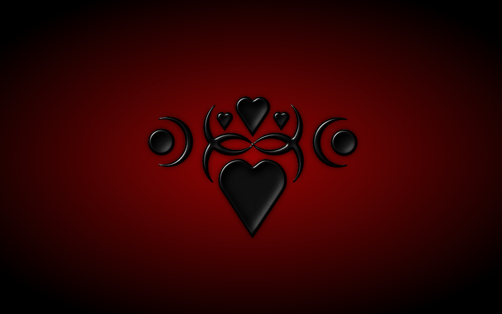 Free Download Black Heart Wallpaper Hd By Mystica 264 On [1000X625] For