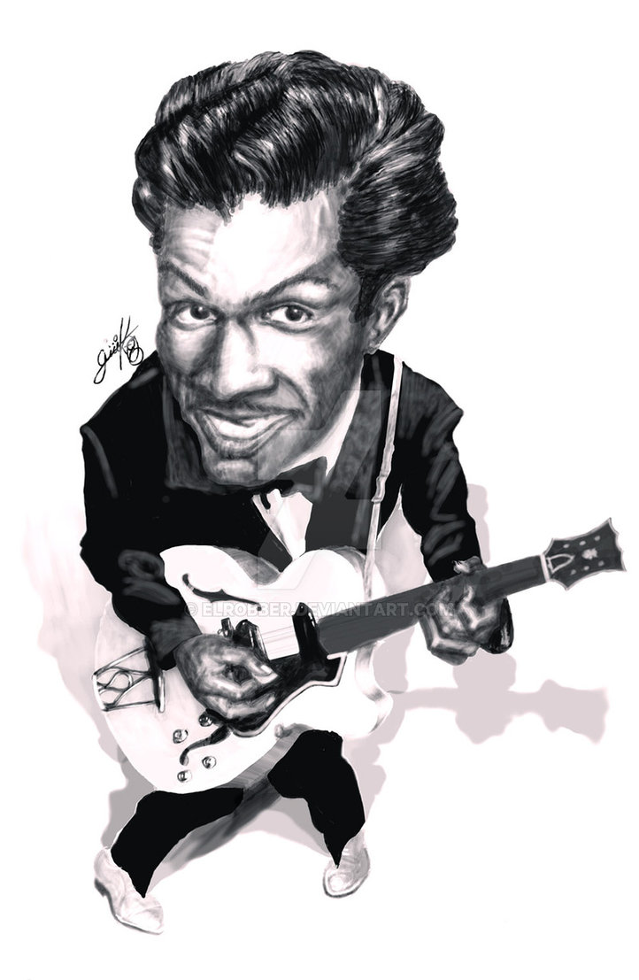 Chuck Berry By Elrobber