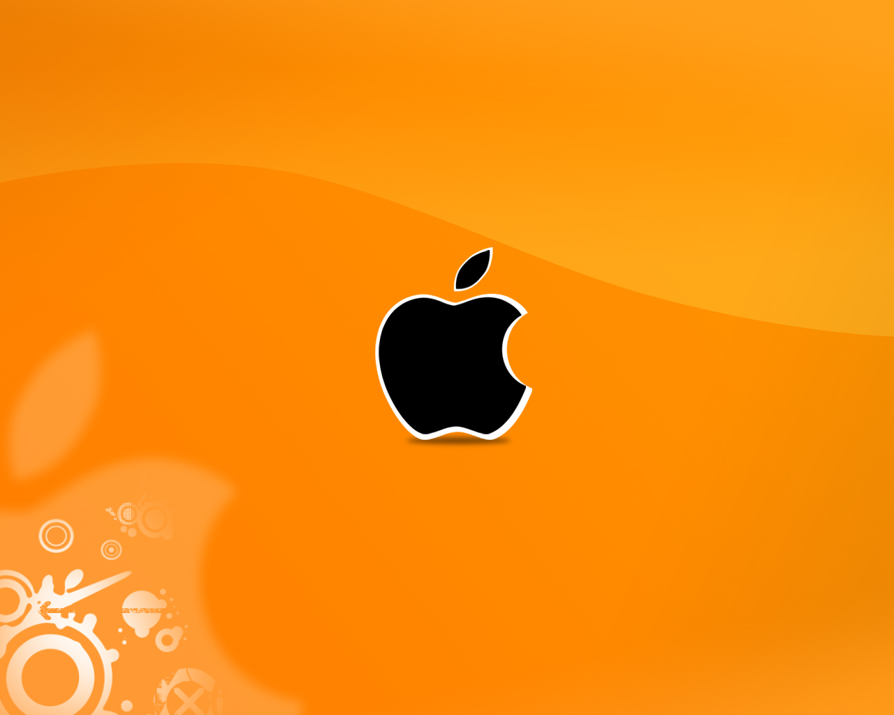 Wallpaper Apple Orange By Renelaranxa Customization Mac Pc