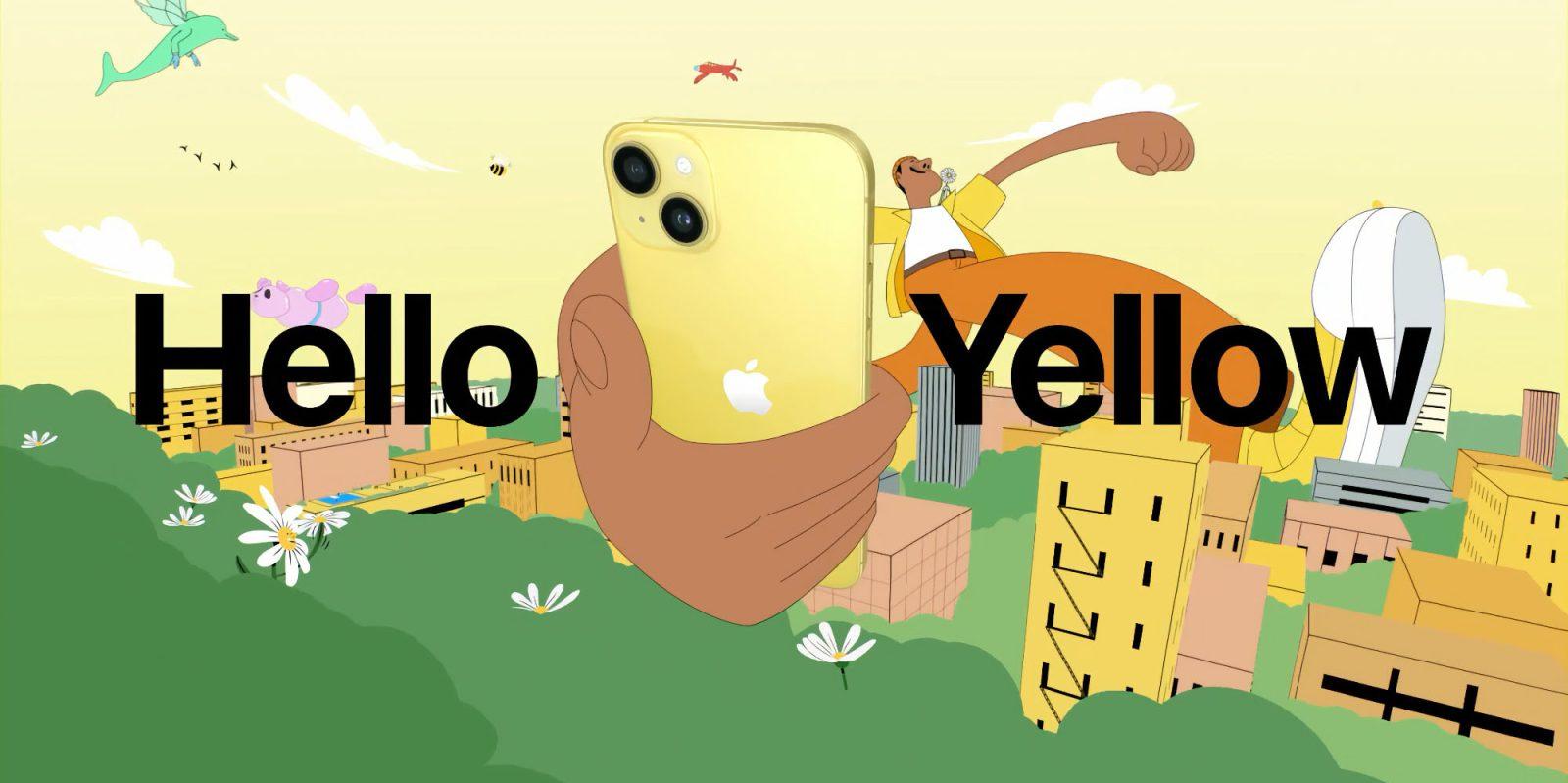 Apple Celebrates Yellow iPhone Launch With New Hello
