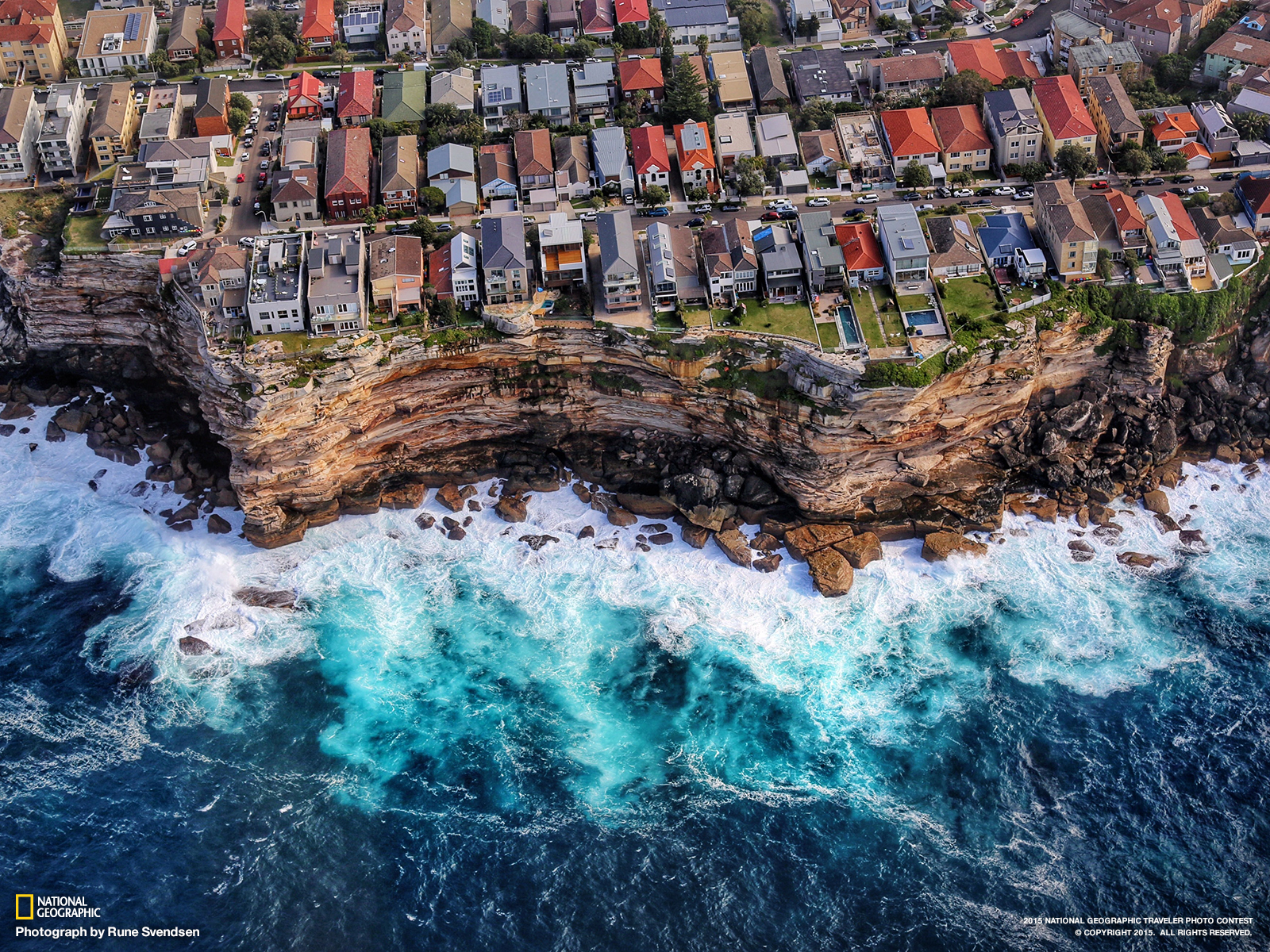 Sydney Photograph By Rune Svendsen A Helicopter Ride Over Gave