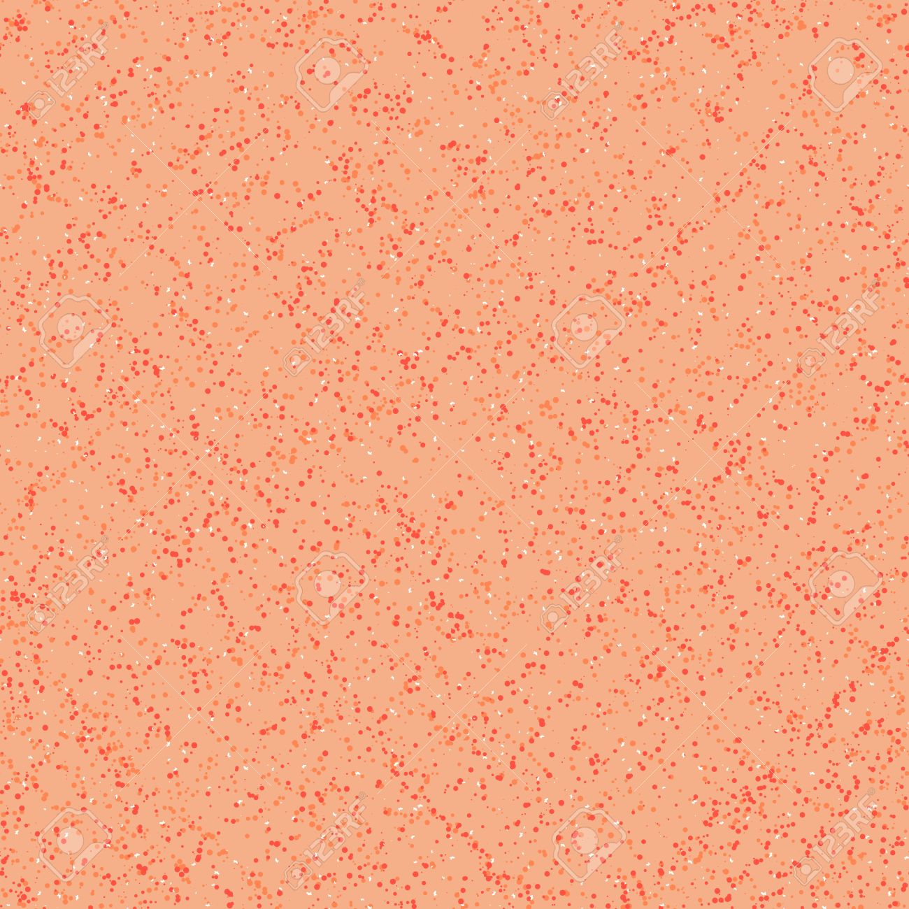 Seamless Retro Pattern With Scattered Microscopic Dots In 1950s