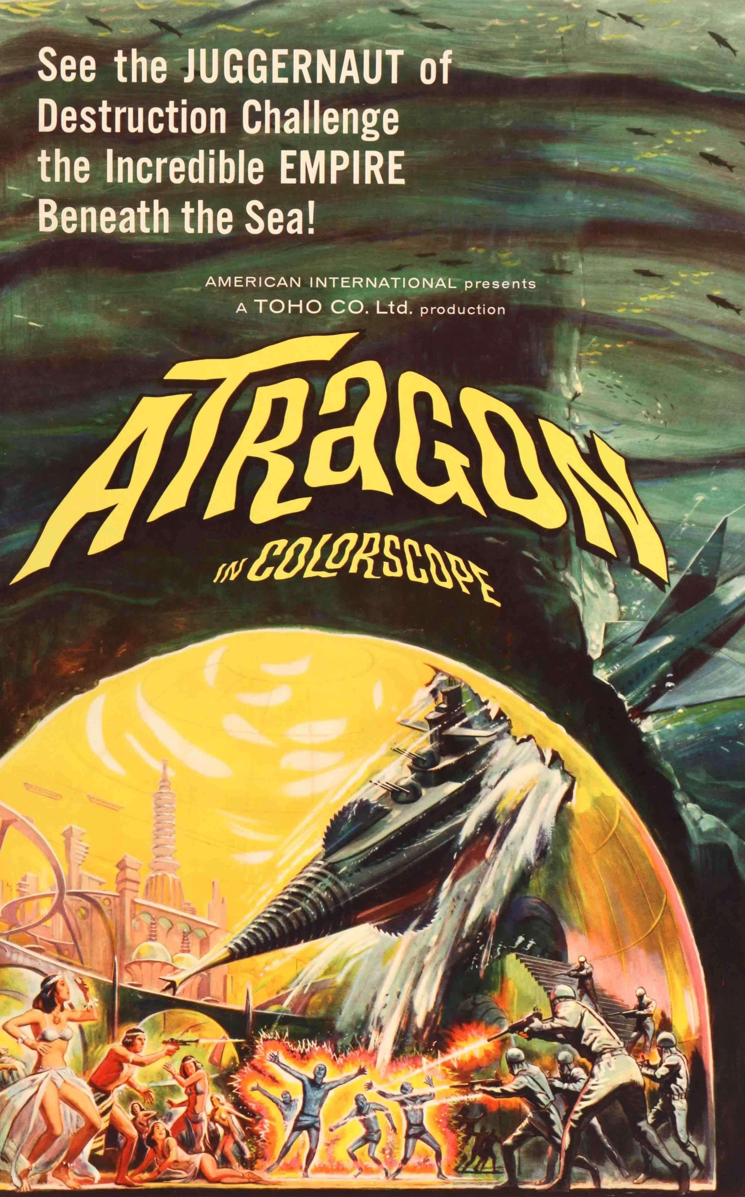 Atragon With Image Horror Posters Science Fiction