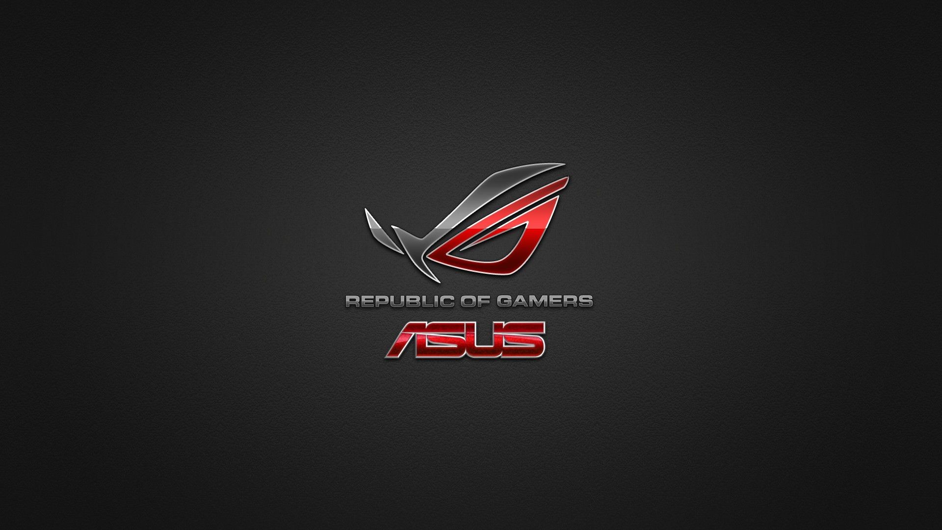 Beautiful Image Of Asus Rog Wallpaper Republic Gamers Logo Red