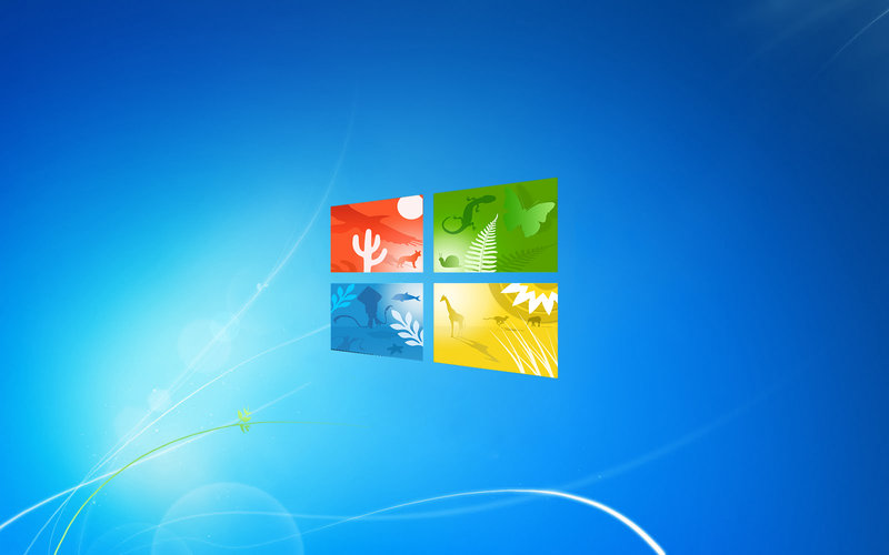 Windows Wallpaper With Logo By Dico Calingal