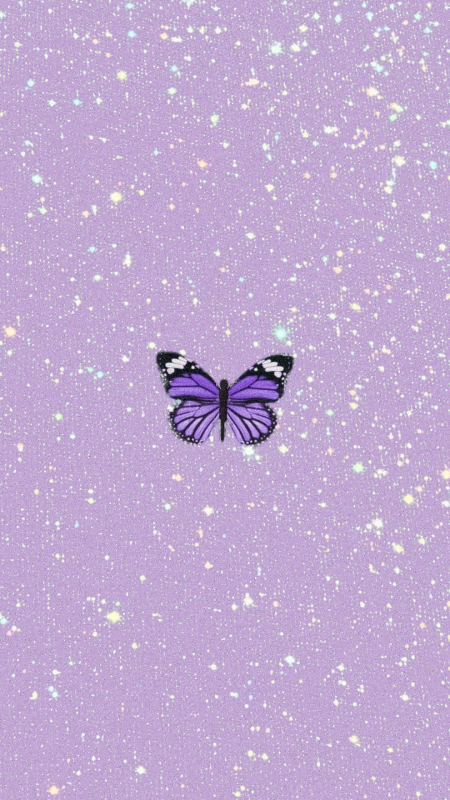 Glitter Butterfly Wallpaper