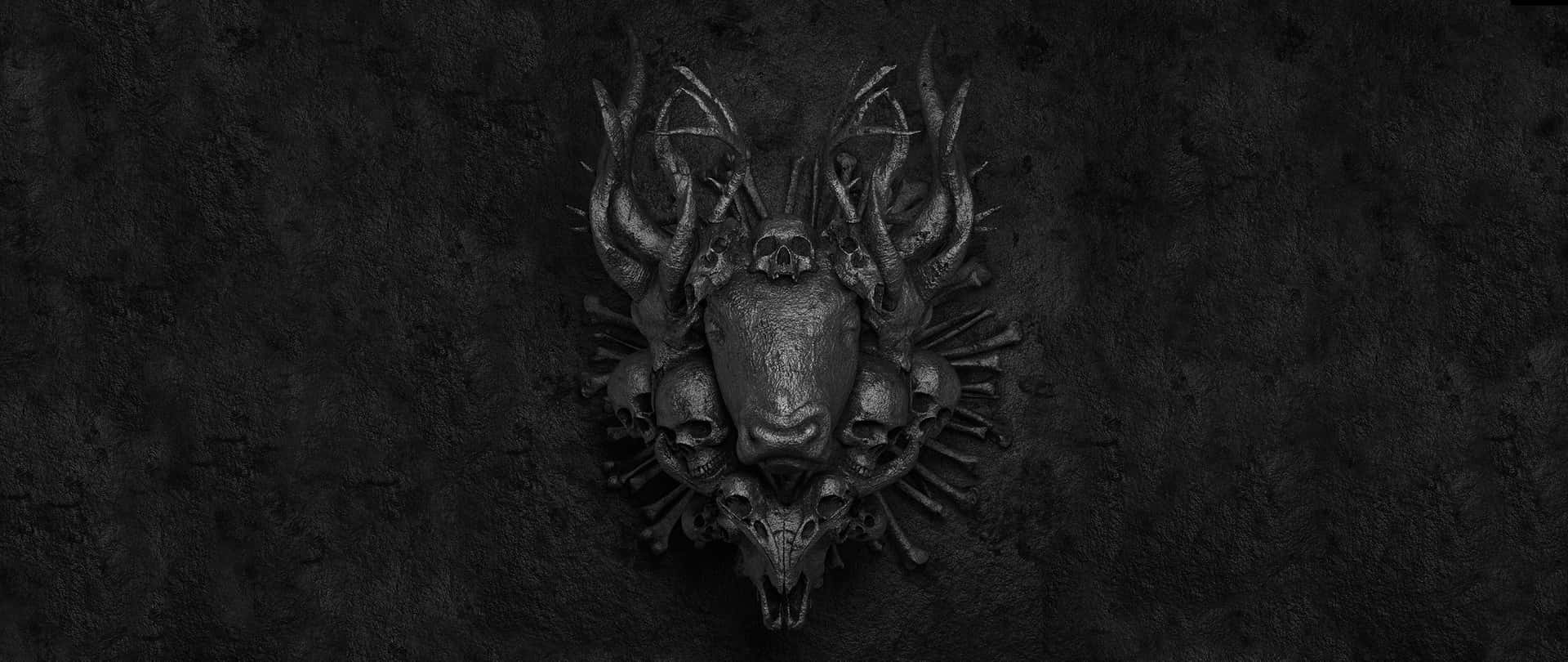 Black Skull Wallpaper