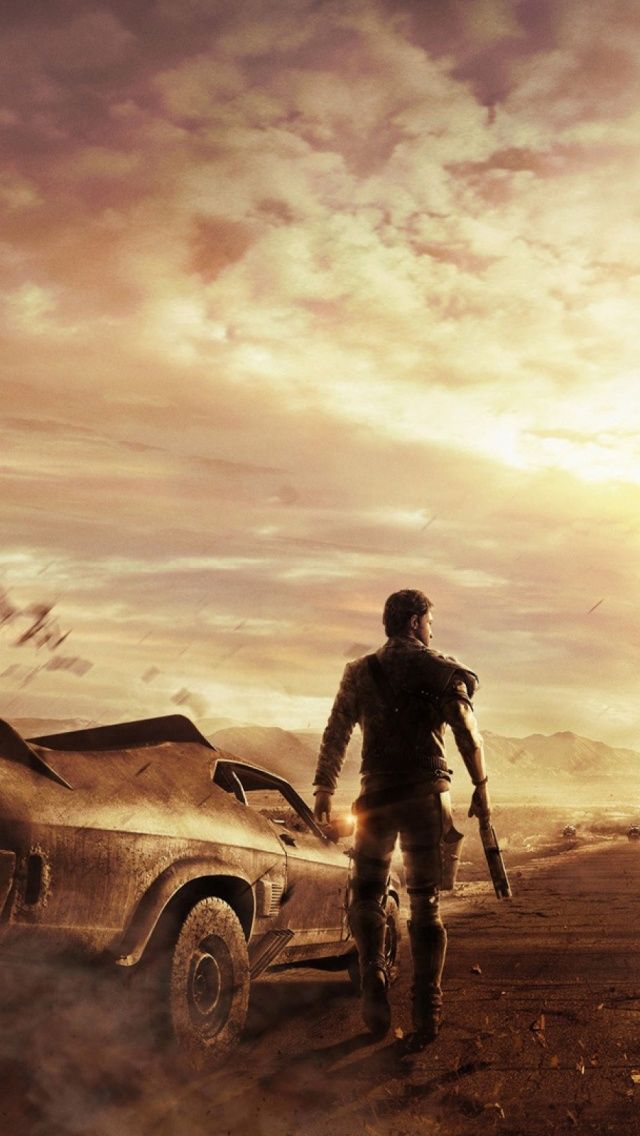 2014 Mad Max Game Mobile Wallpaper 640x1136