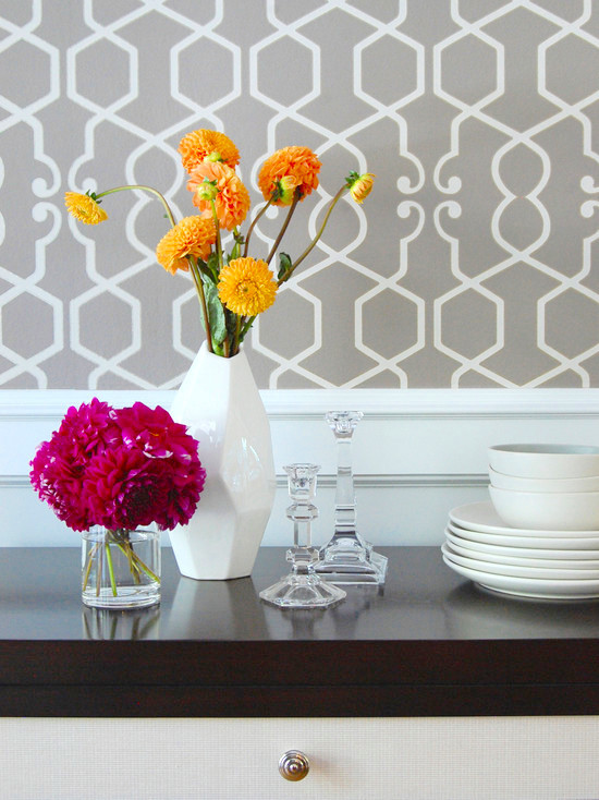π₯ Free download Room Ideas Trellis Wallpaper Geometric Pattern Interior ...