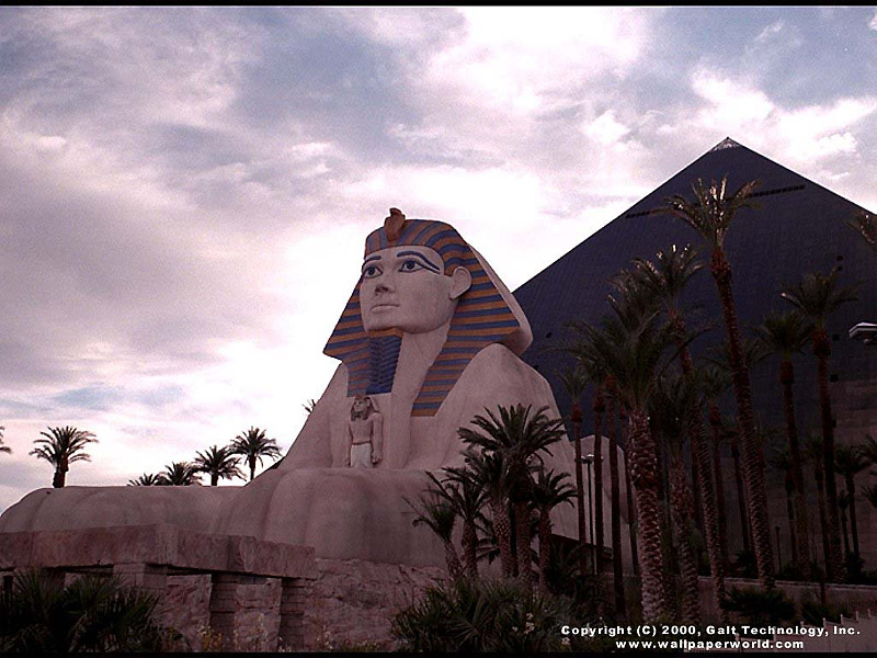 Sphinx In Las Vegas 3d Wallpaper