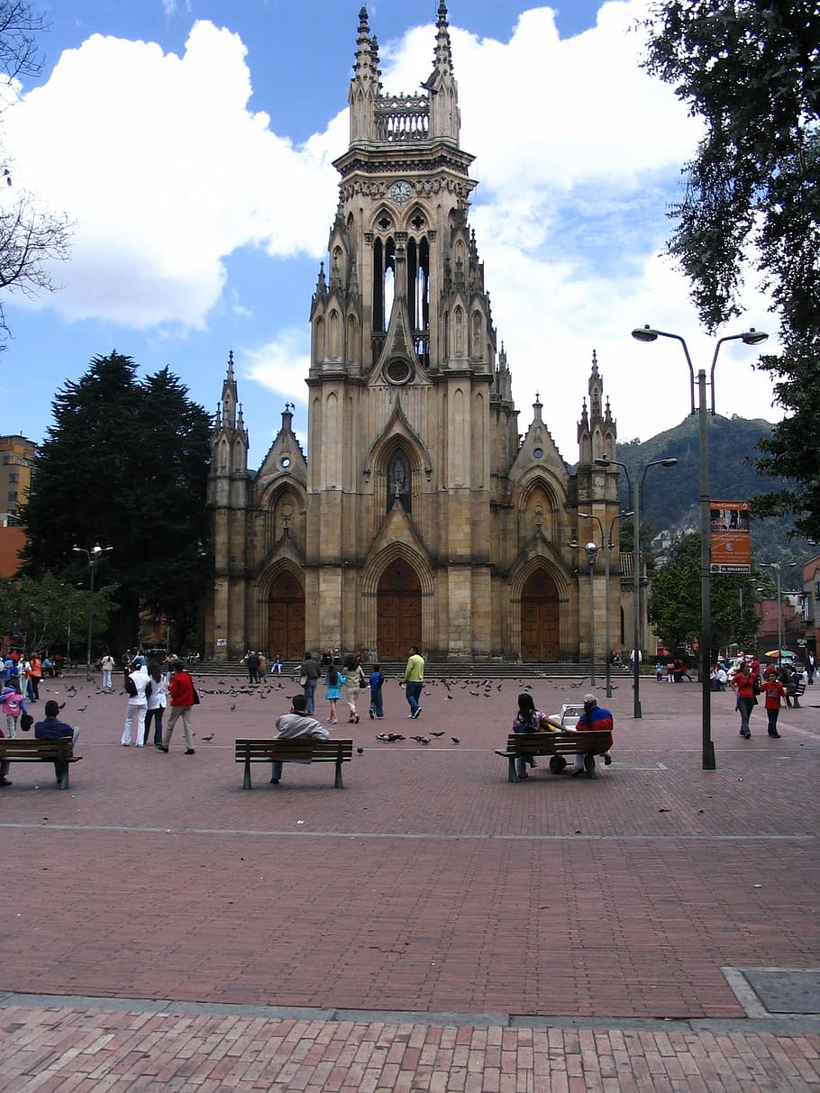 HD Wallpaper Church Of Our Lady Lourdes In Bogota Colombia