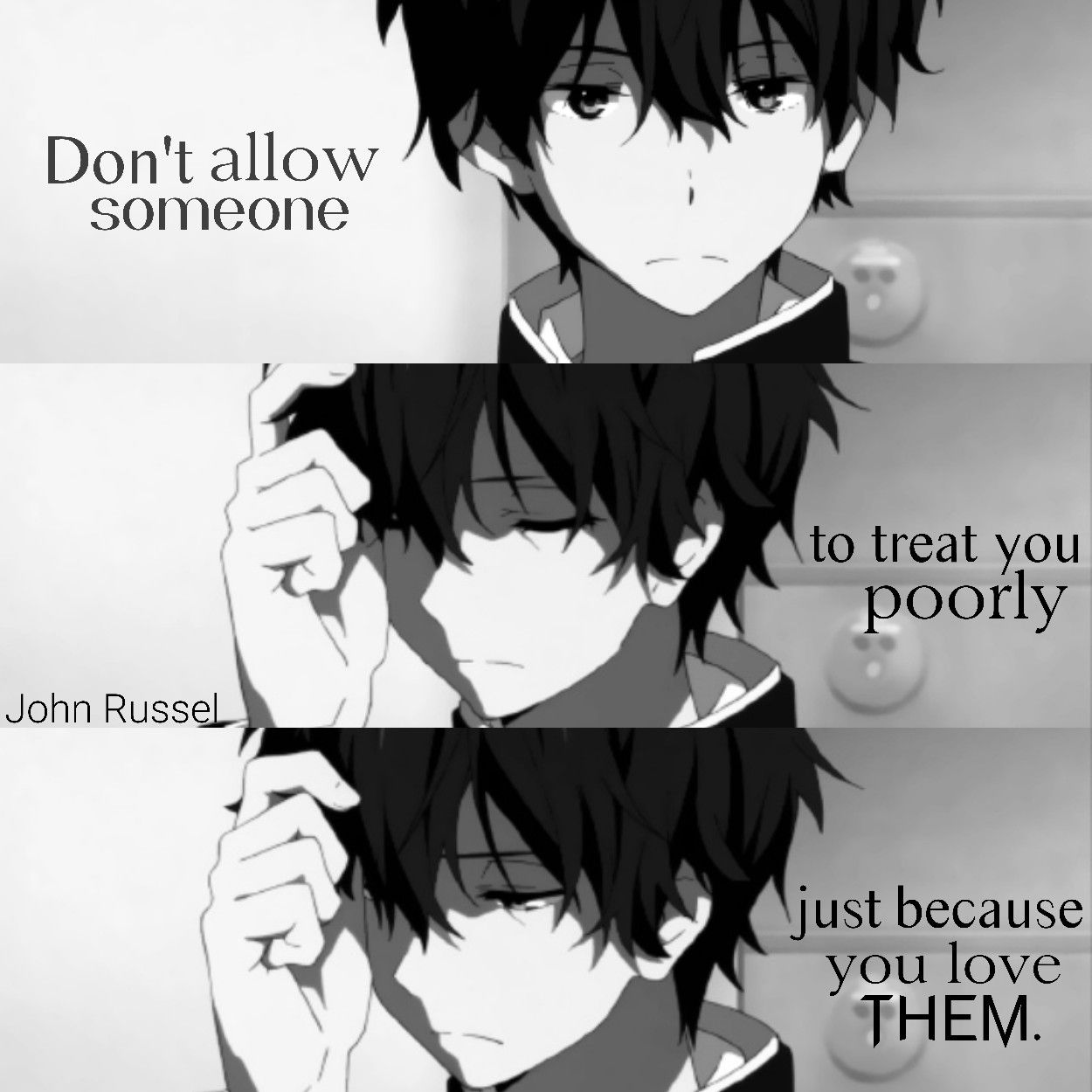 Sad Anime Quotes Wallpaper