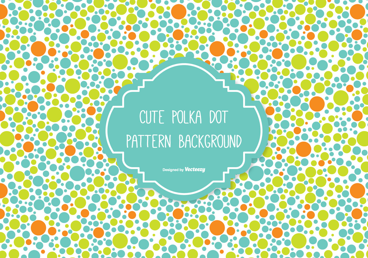 Cute Polka Dot Background Vector Art Stock Graphics