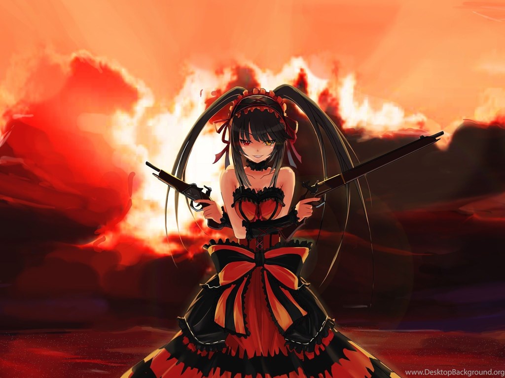 🔥 Free Download Kurumi Tokisaki Nightmare Date A Live Hd Wallpaper by ...