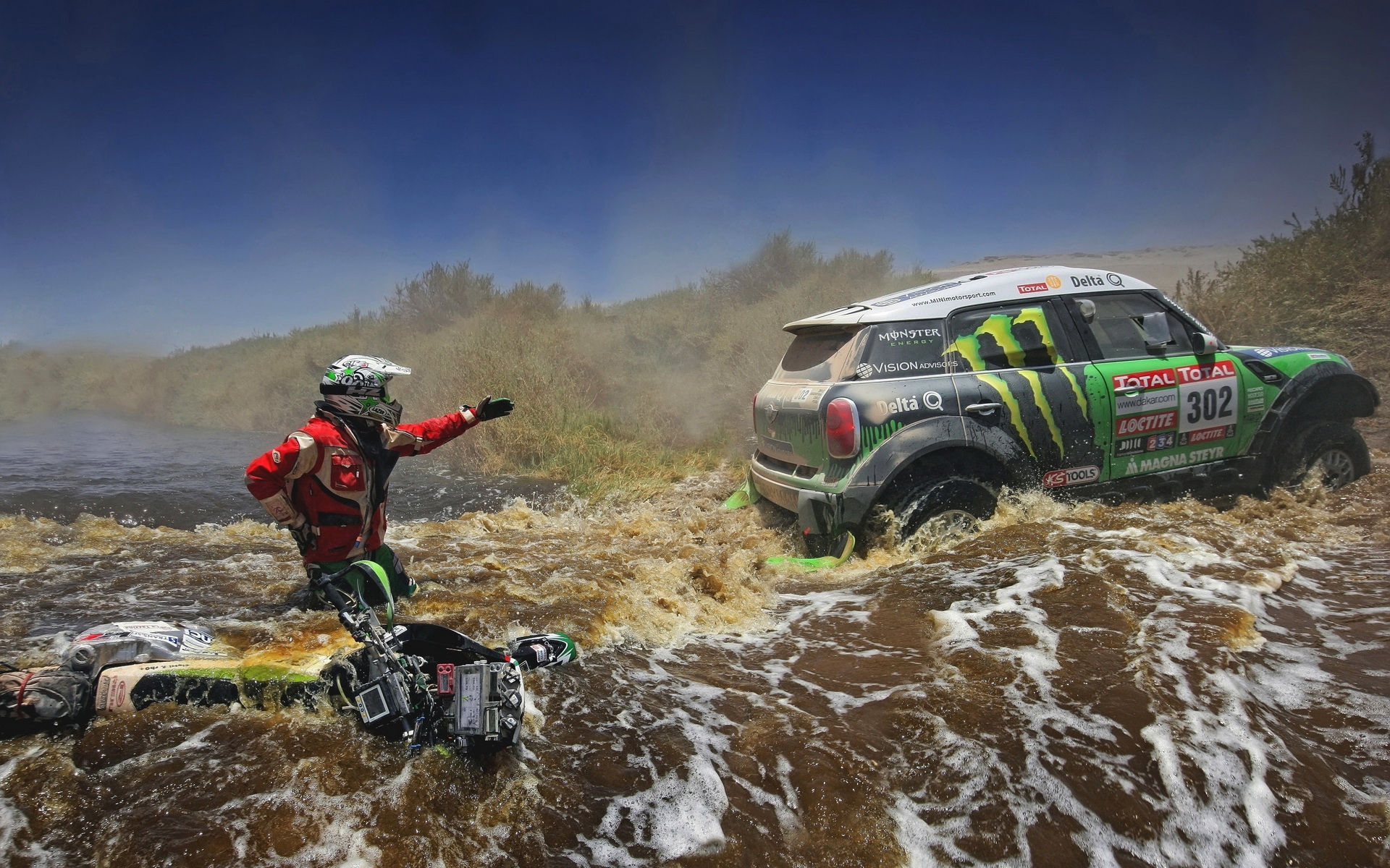 Dakar Rally Action Wallpaper