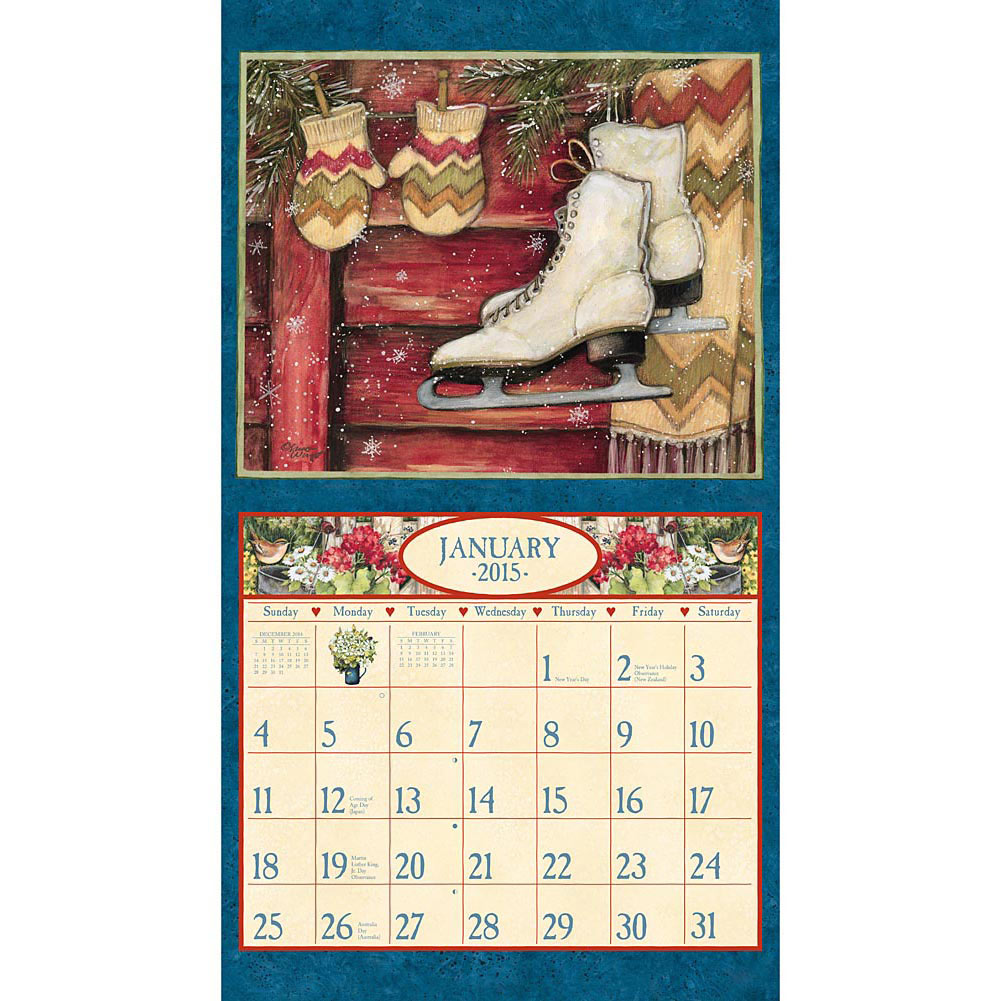 Heart And Home Memorative Wall Calendar