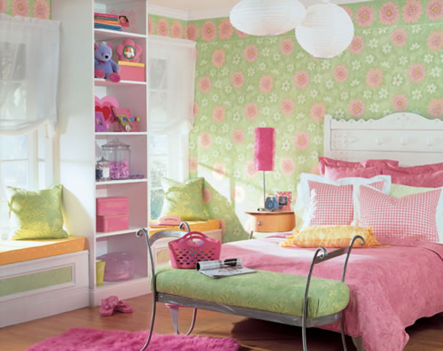 Modern Girls Bedroom Wallpaper Ideas