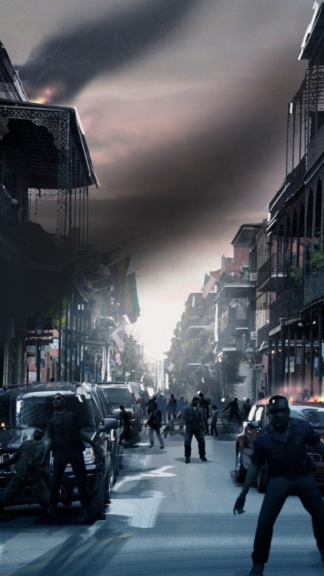 Zombies City HD iPhone 5s Wallpaper iPad