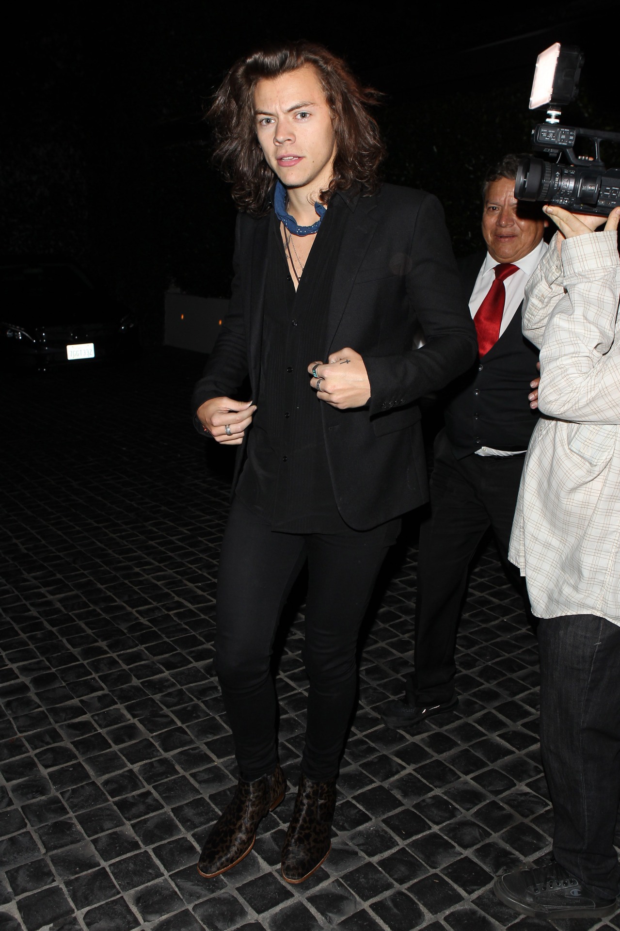 Harry Styles Image Leaving Cecconi S In West Hollywood HD