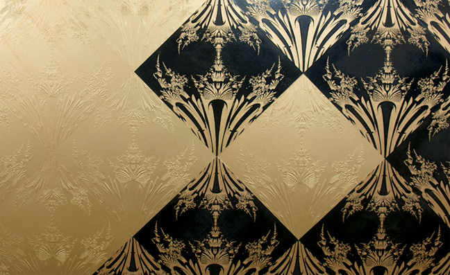 Black And Gold Wallpaper Design Amazing