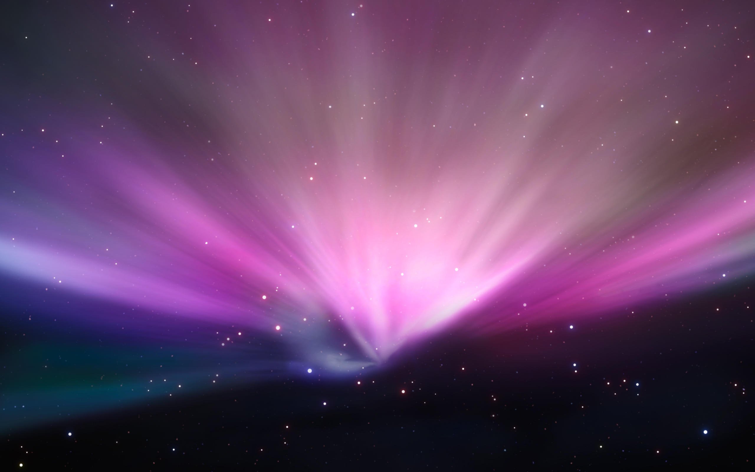 Apple Aurora Dark Wallpaper HD