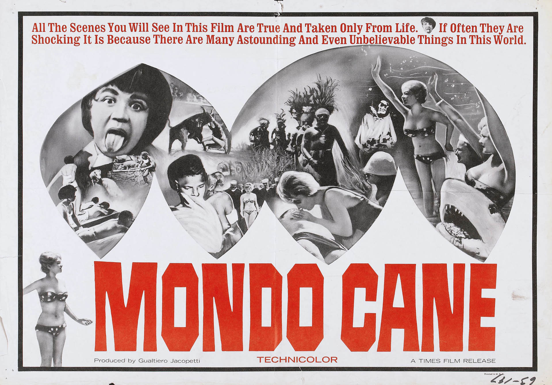 Mondocane Cane 1960s B Movie Posters