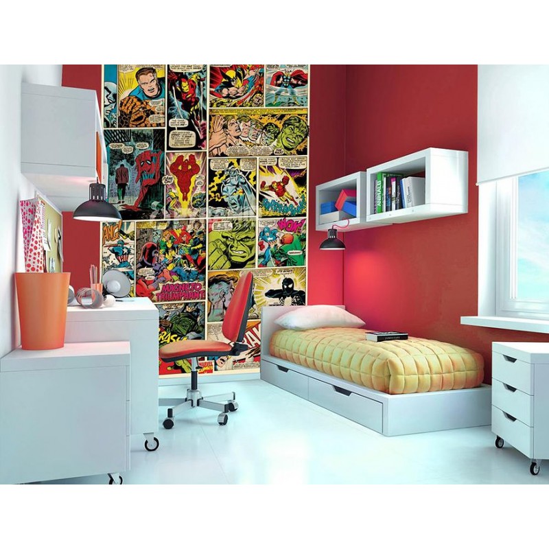 Free download Home 1Wall Marvel Comic Strip Wall Deco Wallpaper Mural