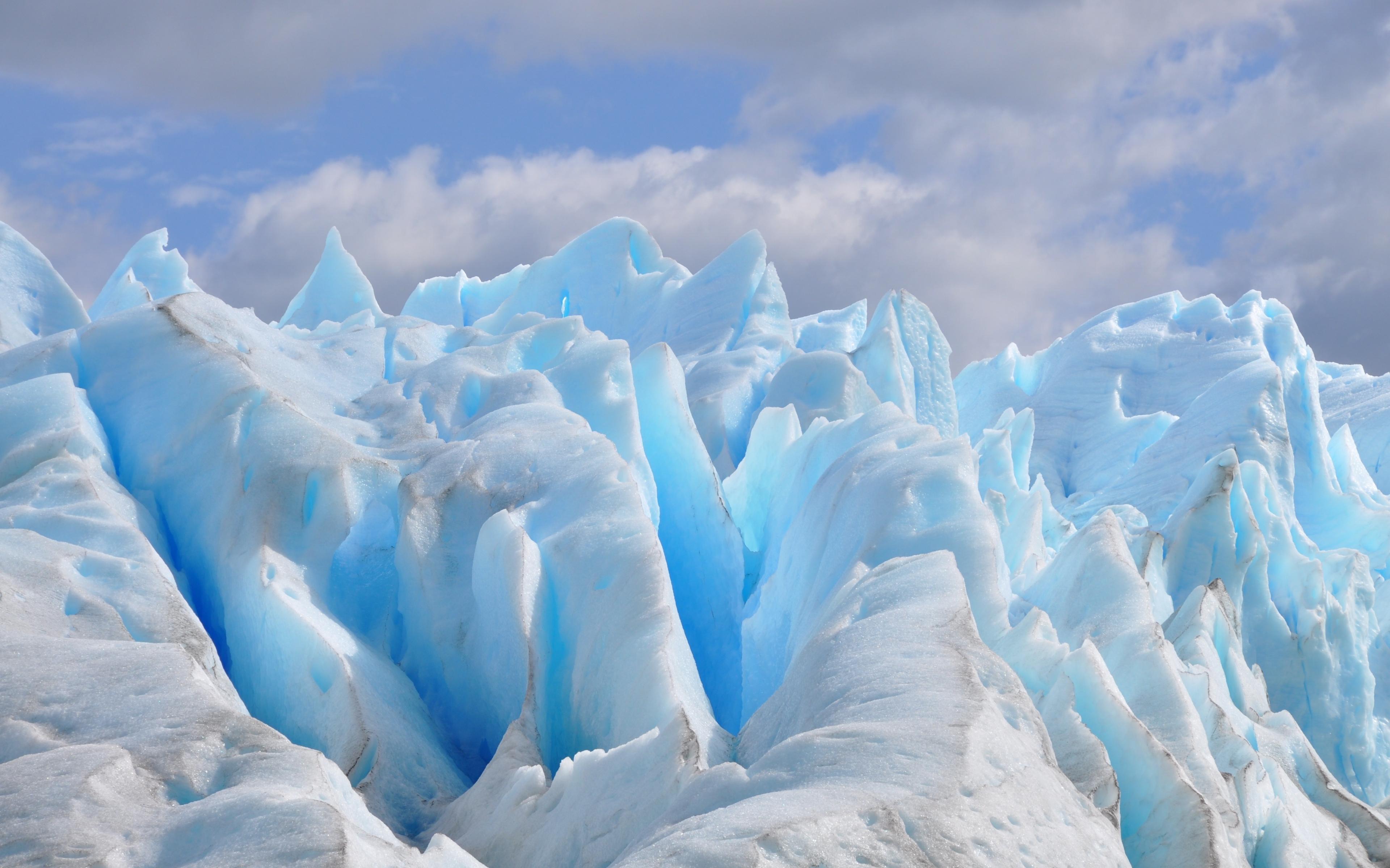 Wallpaper Blue Snow Glacier 4k Wallaper