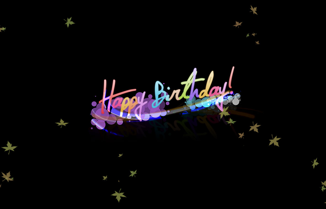 Birthday colorful designs for best friend 1260x810