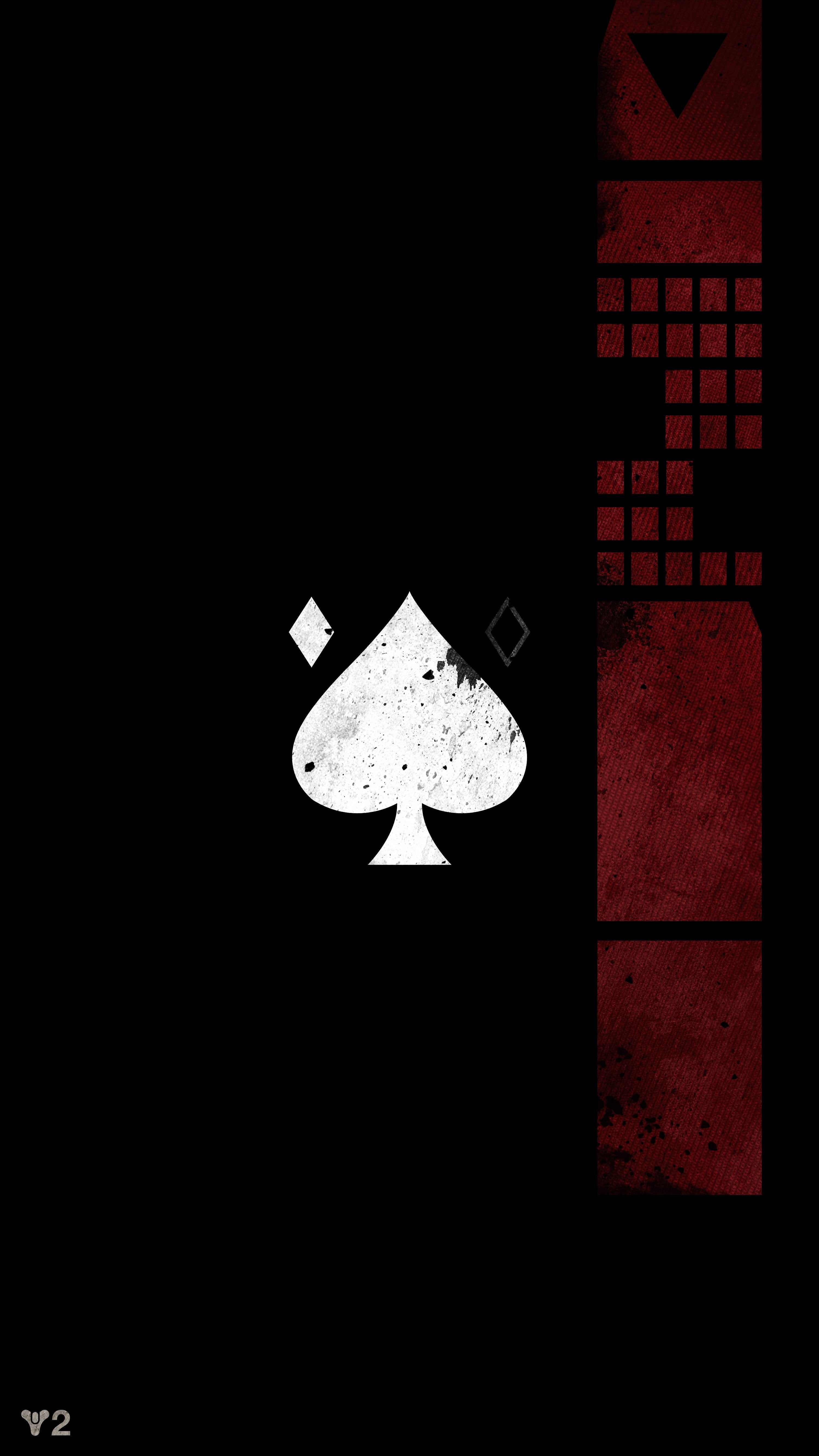 Ace Of Spades Emblem Mobile Wallpaper R Destinythegame