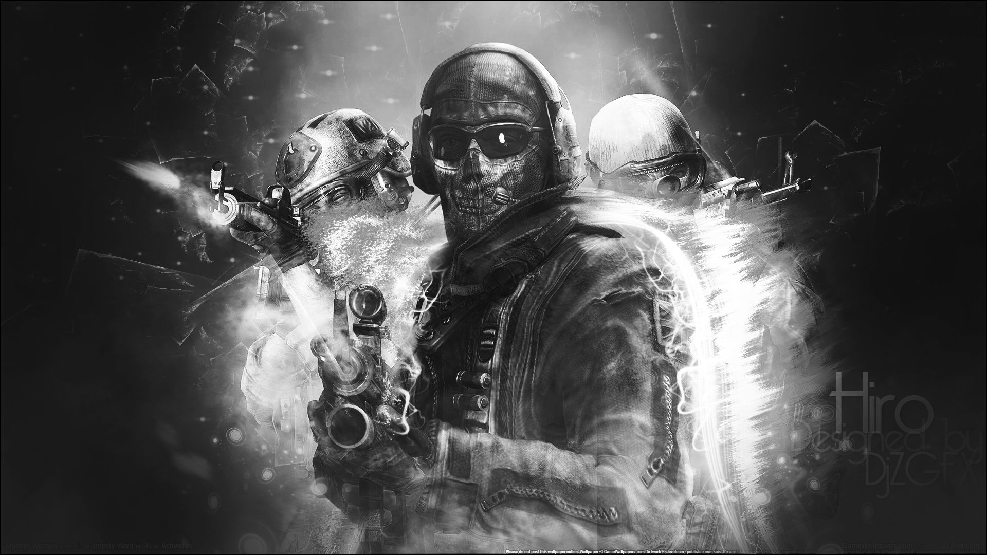 Djzgfx Graphics Modern Warfare Ghost Wallpaper HD